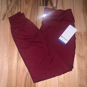 Burgundy Joggers